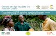 Climate change impacts on cocoa in Ghana