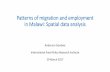 Patterns of migration and employment in Malawi