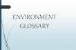 Envt glossary - Environmental Management