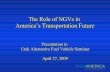 The Role of NGVs in