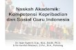 Naskah Akademik Kompetensi Kepribadian dan Sosial Guru Indonesia