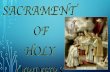 SFX PJ RCIA 2017/18 - The Sacrament of Holy Orders