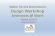 Wake Forest Downtown Inc Design Workshop Inspires Change