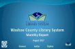 Washoe County Library System August 2017 Monthly Report