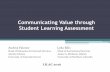 Communicating value through student learning assessment - Andrea Falcone & Lyda Ellis