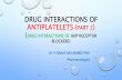 Drug Interactions of ADP receptor Blockers (Antiplatelets)
