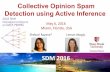 Collective Opinion Spam Detection using Active Inference