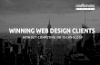 Winning web design clients without competing on technology