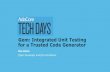 AdaCore Paris Tech Day 2016: Elie Richa - Integrated Unit Testing for a Trusted Code Generator
