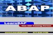 LearnSAP SAP ABAP · PDF fileABAP is a proprietary programming language of SAP and ABAP stands for “Advanced Business Application Programming”. Originally, known as Allgemeiner
