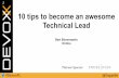 10 tips to become an awesome Technical Lead v2 (Devoxx PL)