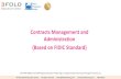 Contracts Management and Administration (Based on FIDIC ...3foldtraining.com/wp-content/uploads/2017/01/FIDIC-SEMINAR... · Contracts Management and Administration (Based on FIDIC