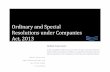 Ordinary and Special Resolutions under Companies Act, 2013 · PDF filerelevant provisions of the Companies Act, 2013 and rules made thereunder. Ordinary and Special Resolutions under
