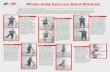 Whole-body Exercise Band Workout · PDF fileWhole-body Exercise Band Workout 1. Leg Abduction Stand behind a chair and step both feet inside the loop and position around your ankles.