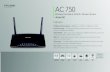 Archer D20 Datasheet 1 - TP-Linkstatic.tp-link.com/res/down/doc/Archer_D20_Datasheet_1.0.pdf · Software Others Speci˜cations Package Contents · AC 750 Wireless Dual Band ADSL2+