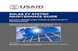SOLAR PV SYSTEM MAINTENANCE GUIDE - Powering …poweringhealth.org/Pubs/Guyana_Solar_PV_Systems_Maintenance_Gu… · i . solar pv system maintenance guide . guyana hinterlands stand-alone