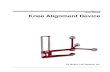 User Manual Knee Alignment Device - motion-labs.com · PDF fileUser Manual – MLS Knee Alignment Device KAD Placement ••• 5 The alignment of the Knee Alignment Device stem with