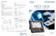 Furuno Marine Electronics & Navigation Product Information · PDF fileRemote Display RD-33 GPS Radar Satellite Compass Autopilot Echo Sounder etc NMEA0183 devices 12-24 VDC SPECIFICATIONS