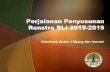 Perjalanan Penyusunan Renstra BLI 2015-2019 - forda · PDF file2015-2019 Puslitbang Kualitas ... Sosialisasi Renstra KLHK dan Pedoman Penyusunan Renstra (Permen LHK 39 dan 40 tahun