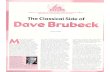 The Classical Side of Dave Brubeck - John Salmonjohnsalmon.com/John_Salmon/Articles_files/classical-side.pdf · The Classical Side of Dave ... book, West Coast Jazz, Brubeck remains