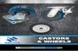 castors & wheels - SA Ladder · PDF fileCASTORS & WHEELS NYLON SPLIT DISC - SOLID RUBBER 3 Rubber tyred wheels Split nylon centre Available in plain bore FEATURES AVAILABLE IN ANY