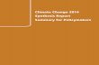 Synthesis Report Summary for Policymakers Chapter - · PDF fileChapter Climate Change 2014 Synthesis Report Summary for Policymakers . Summary for Policymakers 2 SPM ... 0.12 [0.08