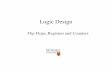 Logic Design - ece.mcmaster.cashirani/2di4/chapter7.pdf · Logic Design Flip Flops, ... Synchronous counter with D flip flop • Formal method: chapter 8 ... 2, 3, 4, 5, 0, 1, ….)