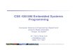 CSE 438/598 Embedded Systems Programmingrts.lab.asu.edu/web_438/CSE438_598_slides_yhlee/438_1_Introduction... · CSE 438/598 Embedded Systems Programming Computer Science & Engineering