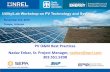 PV O&M Best Practices - US Department of Energy · PDF fileUtility-Scale PV Power Plant O&M Cost Estimates: Typically ~1-2% of System Lifetime PV O&M budgeting: an inherent . ... Solar