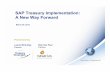 SAP Treasury Implementation: A New Way · PDF fileSAP Treasury Implementation: A New Way Forward Presented by March 28, ... In-house Cash Reconciliation ... Nasarius is an official