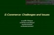 E-Commerce: Challenges and Issues - Kasetsartmcs/docs/E-Commerce_talk.pdf · E-Commerce: Challenges and Issues ดร.มนต ชัย โศภิษฐกมล ภาควิชาวิศวกรรมคอมพ