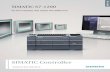 SIMATIC Controller - Korean · PDF file머리말 가장 최신의 지멘스 simatic plc인 s7-1200 의 세계로 오신 것을 환영합니다. simatic s7-1200 컴팩트 plc는 모듈라