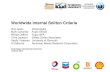 Worldwide Internal Soliton Criteria - Oceanology · PDF fileOceanology International Conference 14 March 2012 Worldwide Internal Soliton Criteria Project Motivation • Prediction