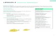 3 1 2 LeSSON 2 Awesome Adaptations - NOAA Office for ... Awesome... · LeSSON 2 Awesome Adaptations ... Benchmark Rubric: Topic Cells, Tissues, ... • Bulletin board paper optional: