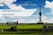 ENERCOM PRESENTATION August 16,  · PDF fileNASDAQ: USEG   2 Safe Harbor Disclosure Carefully read the following disclaimer: The information discussed in this Presentation