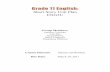 Grade 11 English Unit Plan - choosingtextsforteaching2010 · PDF fileincluding novels, poems, media works, essays, and plays; ... literary, informational, and graphic forms and stylistic