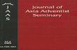 . J Journal of A Asia Adventist A Seminary Sdocuments.adventistarchives.org/ScholarlyJournals/JAAS/JAAS2009-V... · The Journal of Asia Adventist Seminary ... for the Egyptian culture,