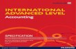 Edexcel International Advanced Level - Pearson · PDF fileADVANCED LEVEL Accounting ... Pearson Edexcel International Advanced Level in Accounting ... The full International Advanced