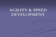 AGILITY & SPEED DEVELOPMENT - static.gohuskies.comstatic.gohuskies.com/pdf/strength/agility-and-speed-development.pdf · TERMINOLOGY SPEED – The ability to achieve a high velocity.