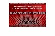 Quantum Physics - A-level Physics Tutor · PDF fileClassical physics gives us a definition of diffraction in terms of waves. It is the phenomenon whereby light or sound waves bend