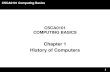 Chapter 1 History of Computers - FTMSCSCA0101 Computing Basics 2 History of Computers Topics 1. Definition of computer 2. Earliest computer 3. Computer History 4. Computer - Computing
