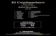 El Cumbanchero - alle-noten.de · PDF fileEl Cumbanchero Brass Band ... Keyboard / Guitar / Bass Guitar (optional) Tambourine ... 5 La Cumparsita Matos Rodriguez (Budde) 2’05