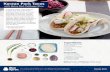 Korean Pork Tacos - Blue Apron · PDF fileKorean Pork Tacos Ingredients ... For cooking tips & tablet view, ... tacos make for a quick, easy way to showcase delicious Korean flavors.