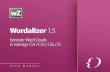 Wordalizer 1.5 Manual - InDesign Scripting · PDF file• Adobe InDesign CS4, CS5, CS5.5, CS6, or CC. 3 . TRY vs. PRO version You can download a free tryout version of Wordalizer at:
