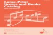 Large-Print Scores and Books Catalog · PDF fileLarge-Print Scores and Books Catalog, a ... percussion, strings, voice, woodwinds, ... Moon River Spanish eyes