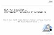 DATA IS DEAD  WITHOUT “WHAT-IF”  · PDF fileDATA IS DEAD  WITHOUT “WHAT-IF” MODELS Peter J. Haas, ... (proof of concept) ... – Involves semantic search technologies,