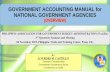 GOVERNMENT ACCOUNTING MANUAL - · PDF fileGOVERNMENT ACCOUNTING MANUAL for ... •An activity of the Accounting and Auditing Reforms Project ... Chapter 15 - Interest in Joint Venture