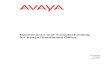Maintenance and Troubleshooting for Avaya Distributed Office · PDF fileMaintenance and Troubleshooting for Avaya Distributed Office 03-602029 Issue 1 May 2007