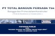 PT TOTAL BANGUN PERSADA  · PDF fileinstalasi air, pemadam api ... Untuk laba bersih Rp50-Rp 200milyar, ... •Tetap fokus kepada konstruksi gedung bertingkat