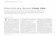 Electricity from Hot Air - Max-Planck-Gesellschaft · PDF fileThey are currently searching for ... Electricity from Hot Air ... These materi-als also produce electricity, especially